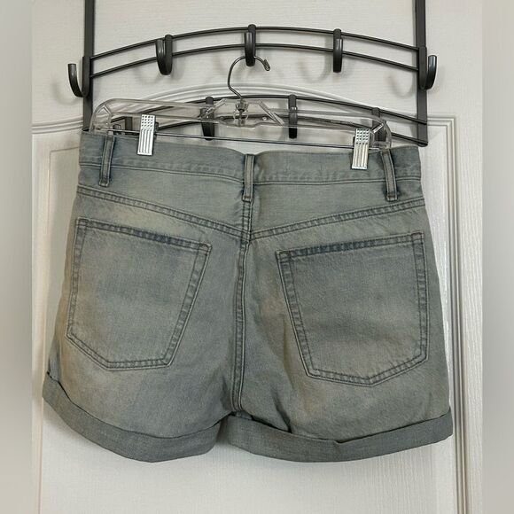 Gap 1969 Sexy‎ Boyfriend Denim Jean Shorts 27P bleached vintage blue 70s 60s NWT - Picture 2 of 15